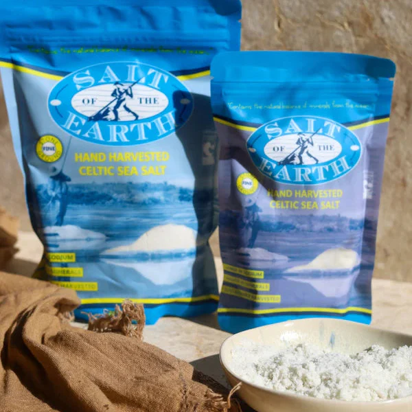 Salt Of The Earth Celtic Sea Salt 250g Or 650g, Fine & Hand Harvested