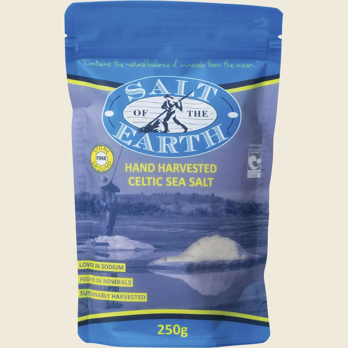 Salt Of The Earth Celtic Sea Salt 250g Or 650g, Fine & Hand Harvested - Image 2