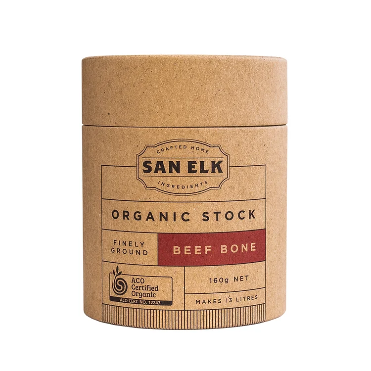 San Elk Beef Bone Stock 160g, Australian Certified Organic & Finely Ground - Image 3