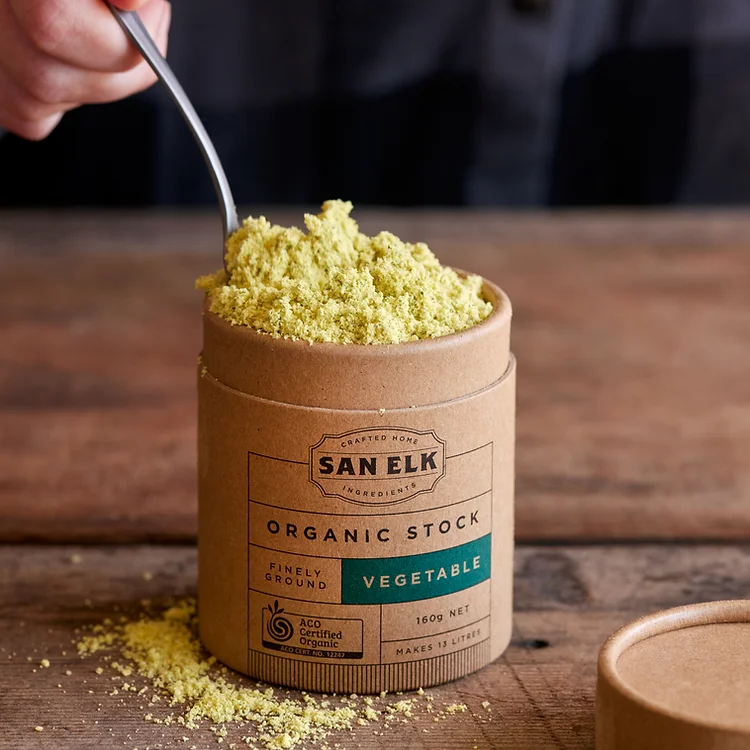 San Elk Vegetable Stock 160g, Australian Certified Organic