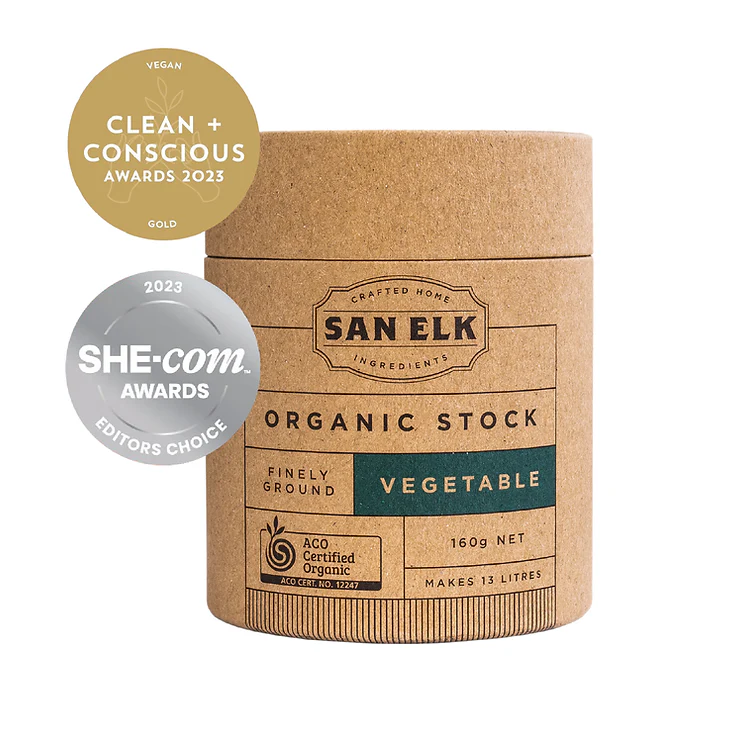San Elk Vegetable Stock 160g, Australian Certified Organic - Image 4