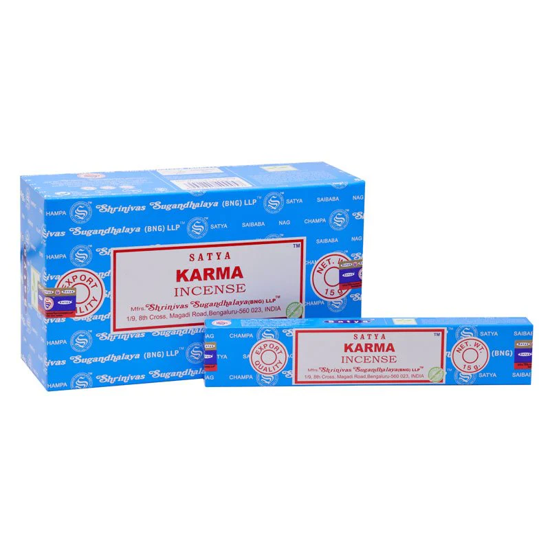 Satya Earth Series Karma Incense 15g, Hand Rolled In India