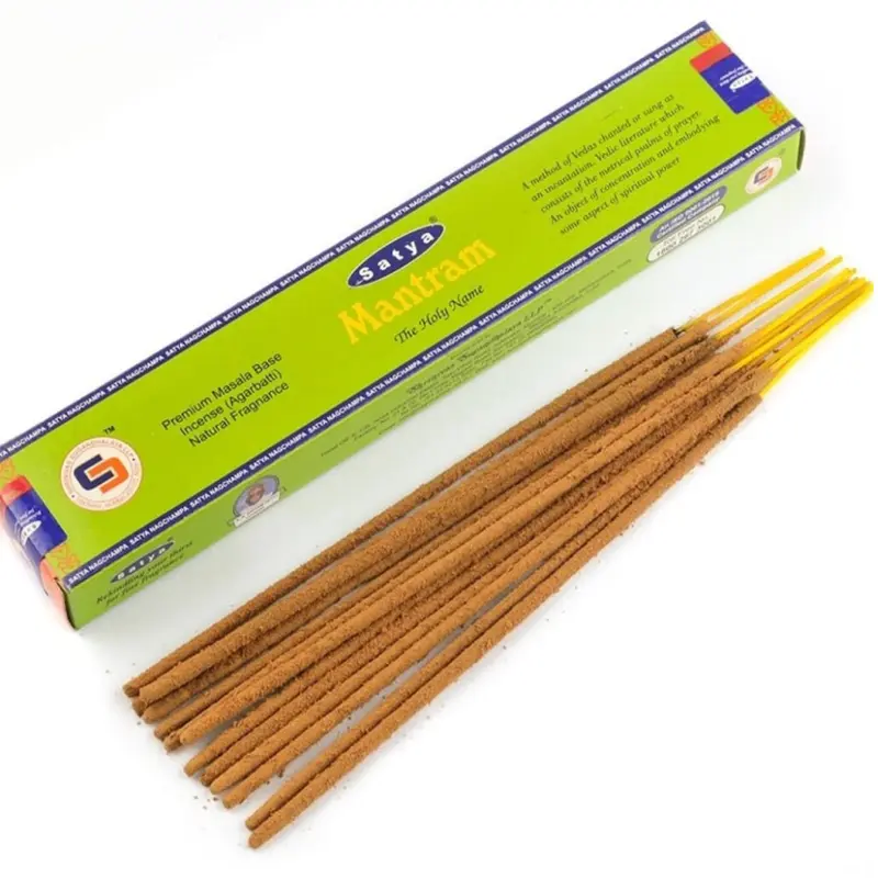 Satya Mantram The Holy Name Incense 15g, Premium Masala Base - Image 2