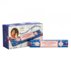Satya Sai Baba Nag Champa Agarbatti Incense 10g, 15g, 40g Or 250g The Original Hand Rolled In India - Image 2