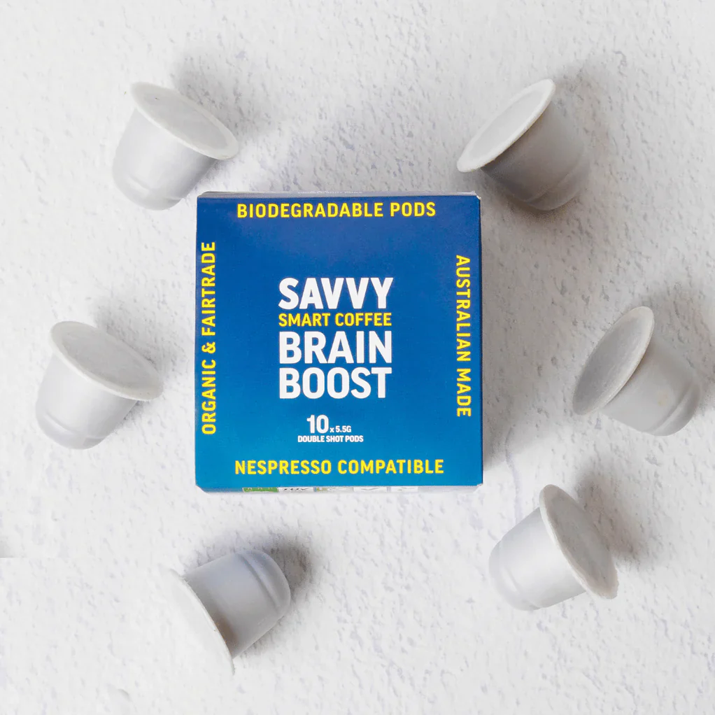 Savvy Smart Coffee Brain Boost 10 Double Shot Pods, Nespresso Compatible - Image 3