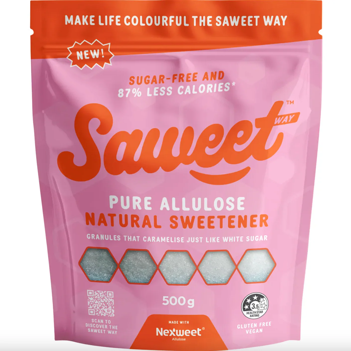 Saweet Way Pure Allulose Natural Sweetener 200g Or 500g, Sugar Free - Image 3