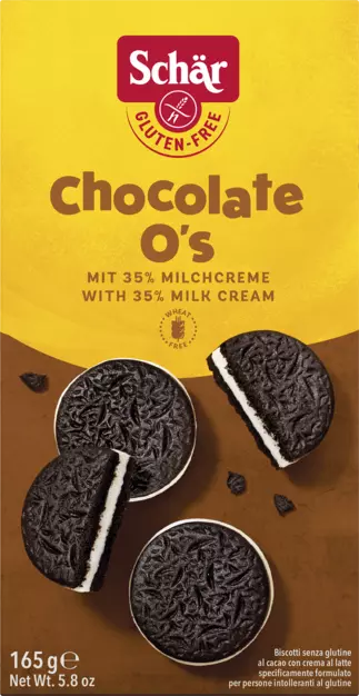Schar Chocolate O's 100g, Gluten Free With 35% Milk Cream - Image 2