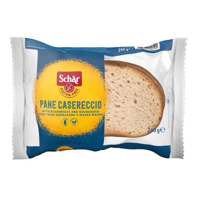 Schar Pane Casereccio Bread 240g, Sliced & Gluten Free