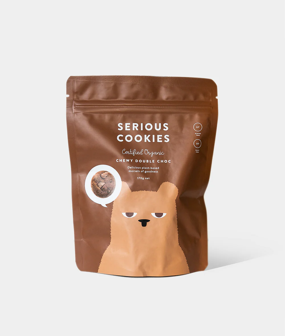 Serious Food Co. Cookies 170g, Double Chocolate Flavour