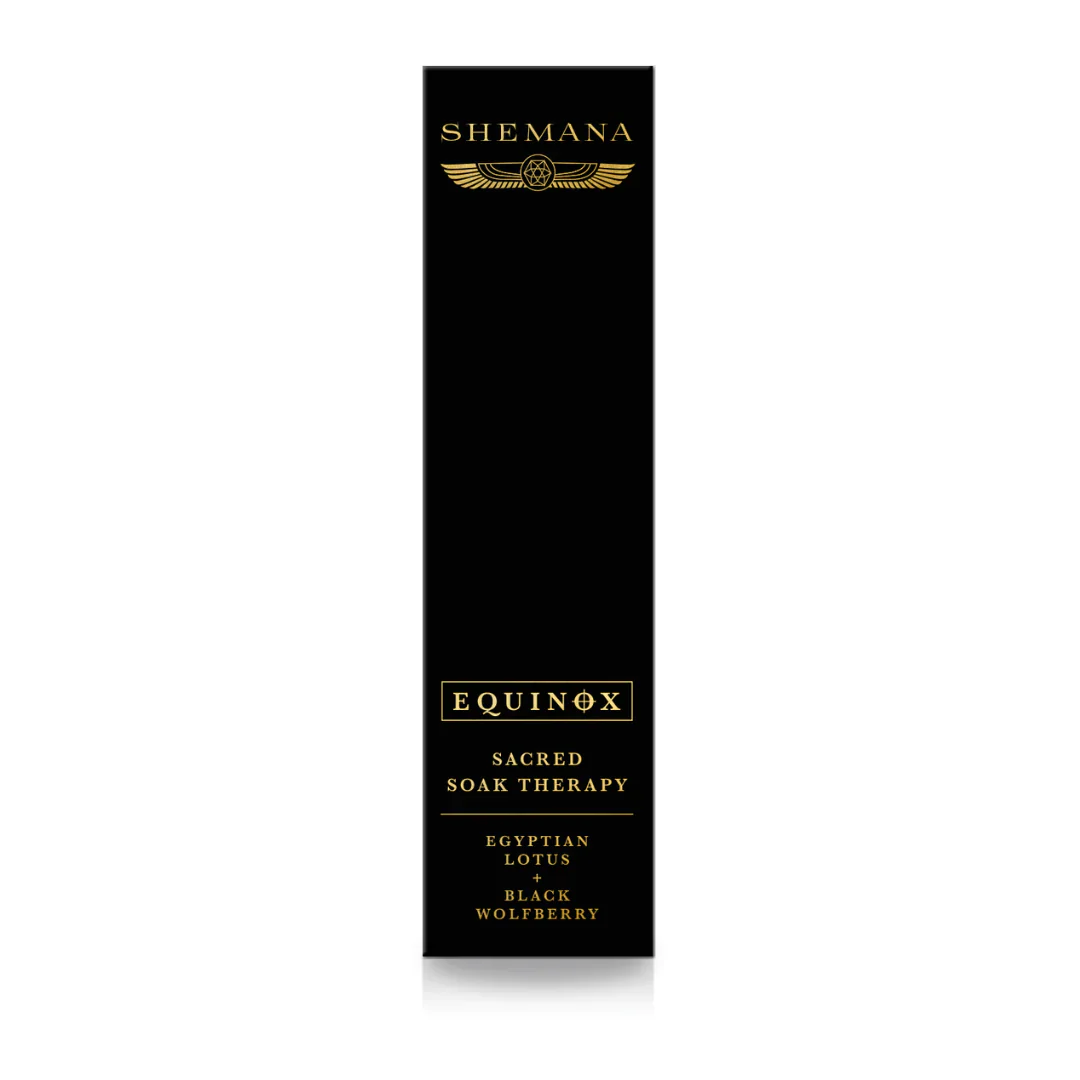 Shemana EQUINOX - Egyptian Lotus & Black Wolfberries Bath Salts 300g, Sacred Soak Therapy - Image 5