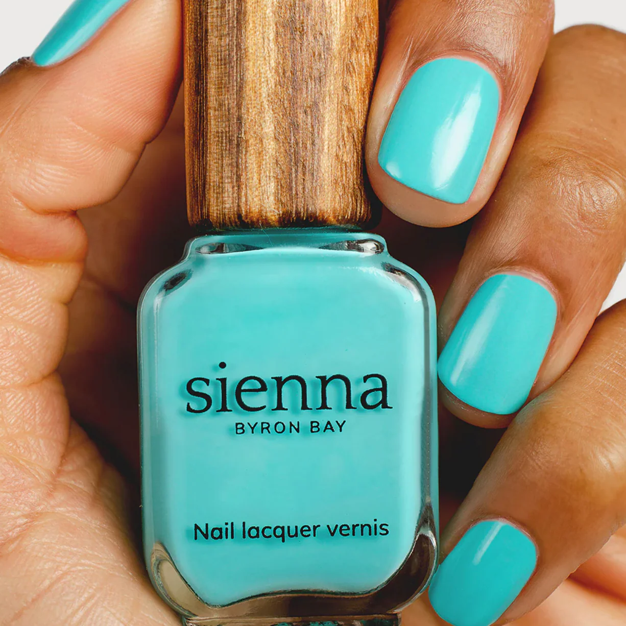 Sienna Byron Bay Nail Polish 10ml, Breeze {Turquoise} - Image 5