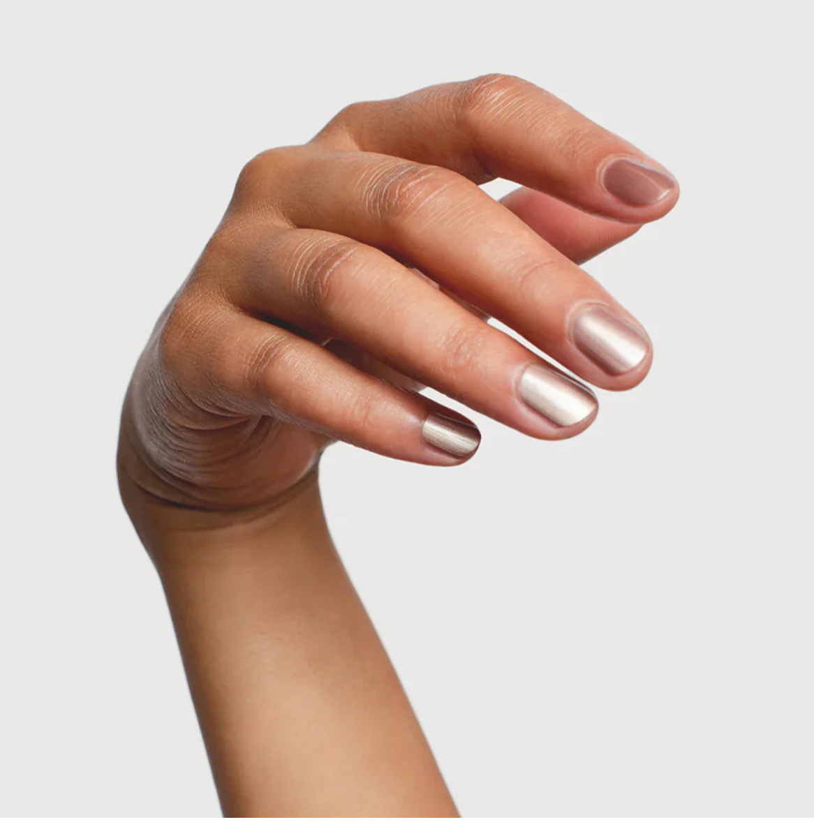 Sienna Byron Bay Nail Polish 10ml, Gaia {Rose Brown W Silver Satin} - Image 3
