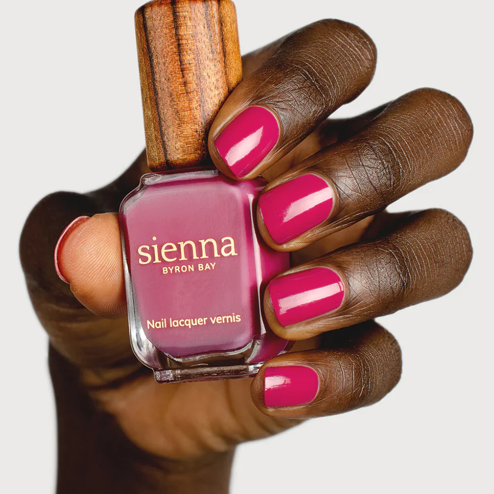 Sienna Byron Bay Nail Polish 10ml, Goddess {Raspberry Pink} - Image 3