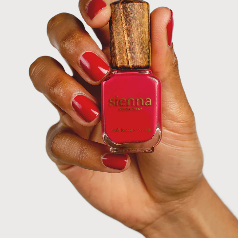Sienna Byron Bay Nail Polish 10ml, Heart {Apple Red} - Image 4