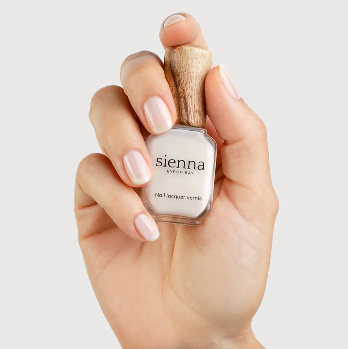 Sienna Byron Bay Nail Polish 10ml, Hope {Milky Sheer White} - Image 2