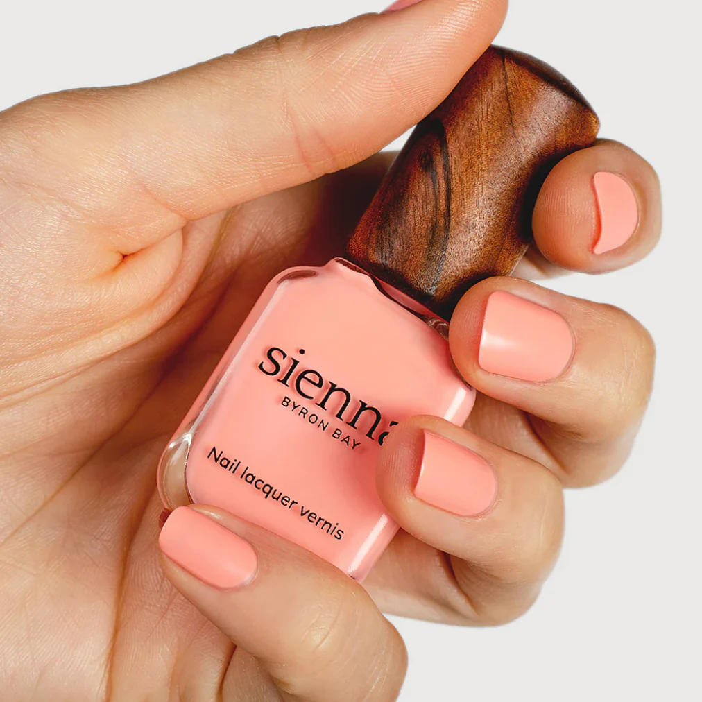 Sienna Byron Bay Nail Polish 10ml, Joy {Vibrant Peach} - Image 8