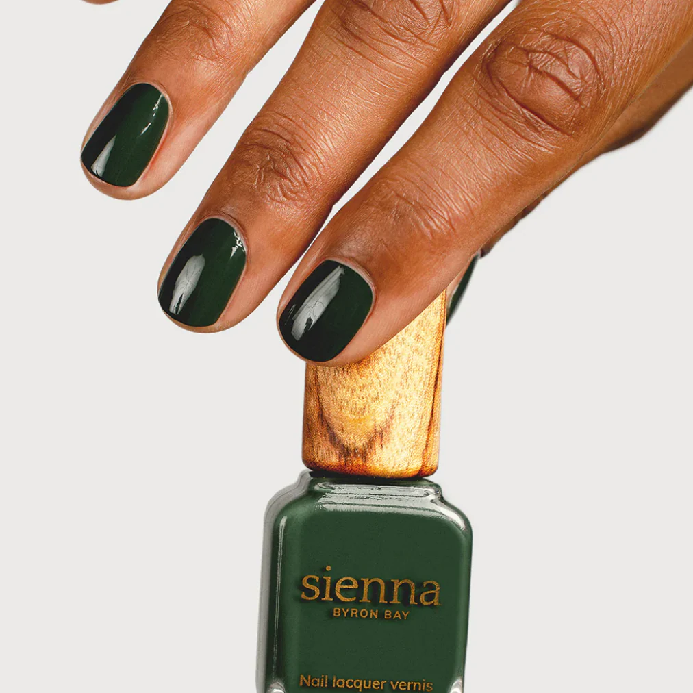 Sienna Byron Bay Nail Polish 10ml, Olivia {Olive Green} - Image 4
