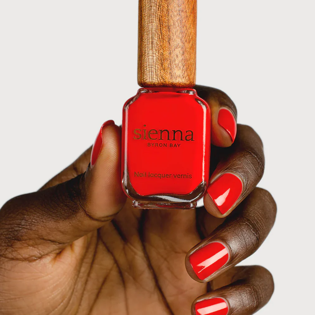 Sienna Byron Bay Nail Polish 10ml, Passion {Bright Red} - Image 3