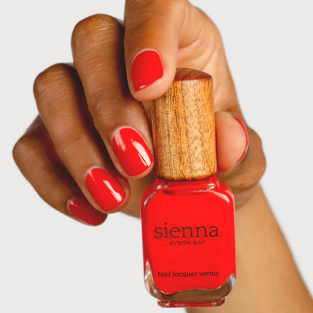 Sienna Byron Bay Nail Polish 10ml, Passion {Bright Red} - Image 6