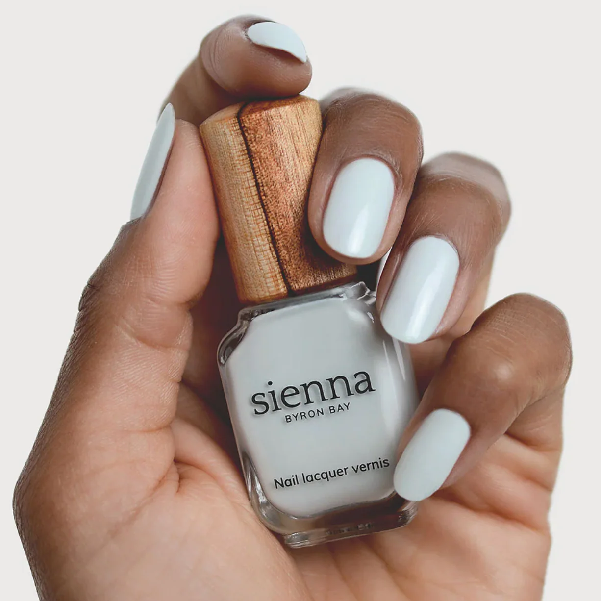 Sienna Byron Bay Nail Polish 10mL, Renewal {Light Sage} - Image 2