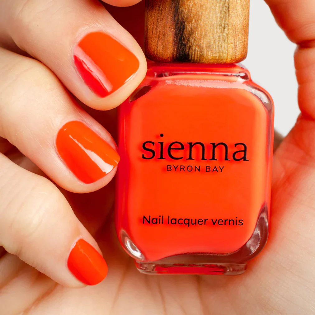 Sienna Byron Bay Nail Polish 10ml, Tango {Tangerine Orange} - Image 3
