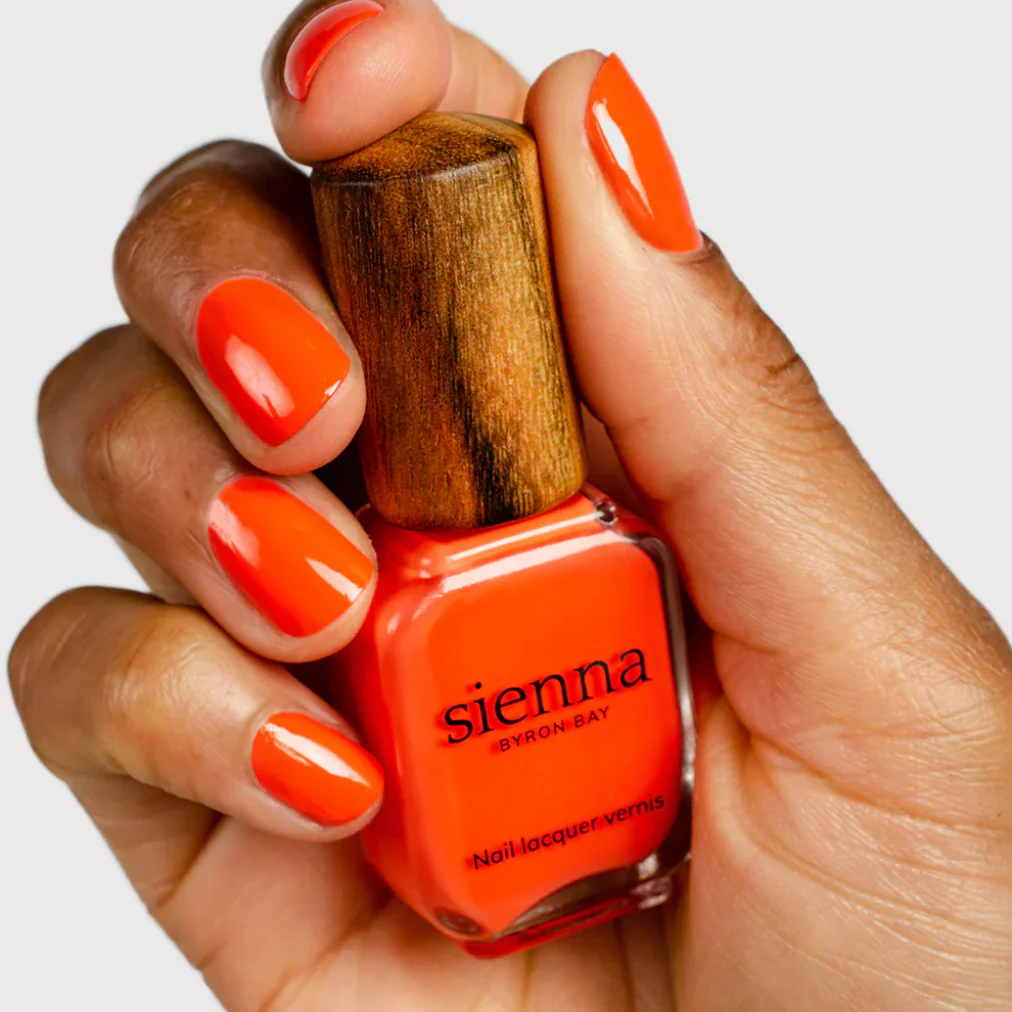 Sienna Byron Bay Nail Polish 10ml, Tango {Tangerine Orange} - Image 5