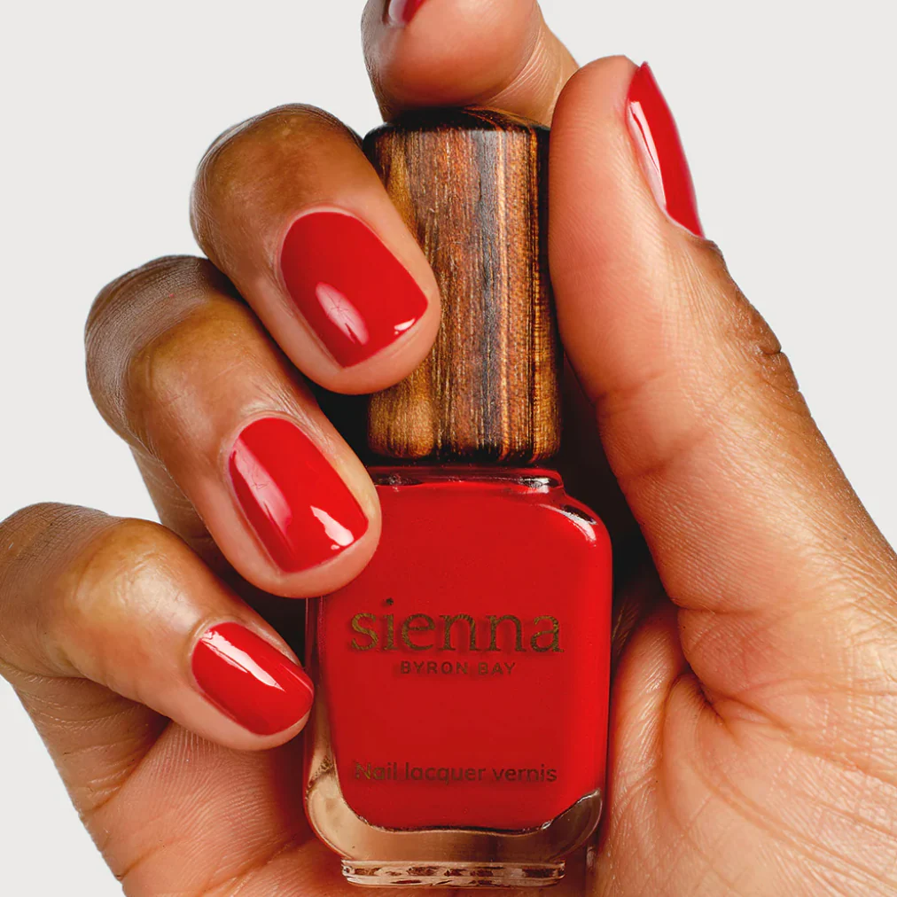 Sienna Byron Bay Nail Polish 10ml, Tempest {Classic Red} - Image 3
