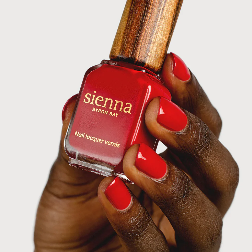 Sienna Byron Bay Nail Polish 10ml, Tempest {Classic Red} - Image 5
