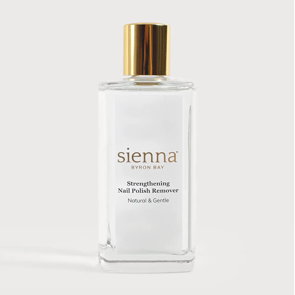 Sienna Byron Bay Strengthening Nail Polish Remover 95mL, Natural & Gentle