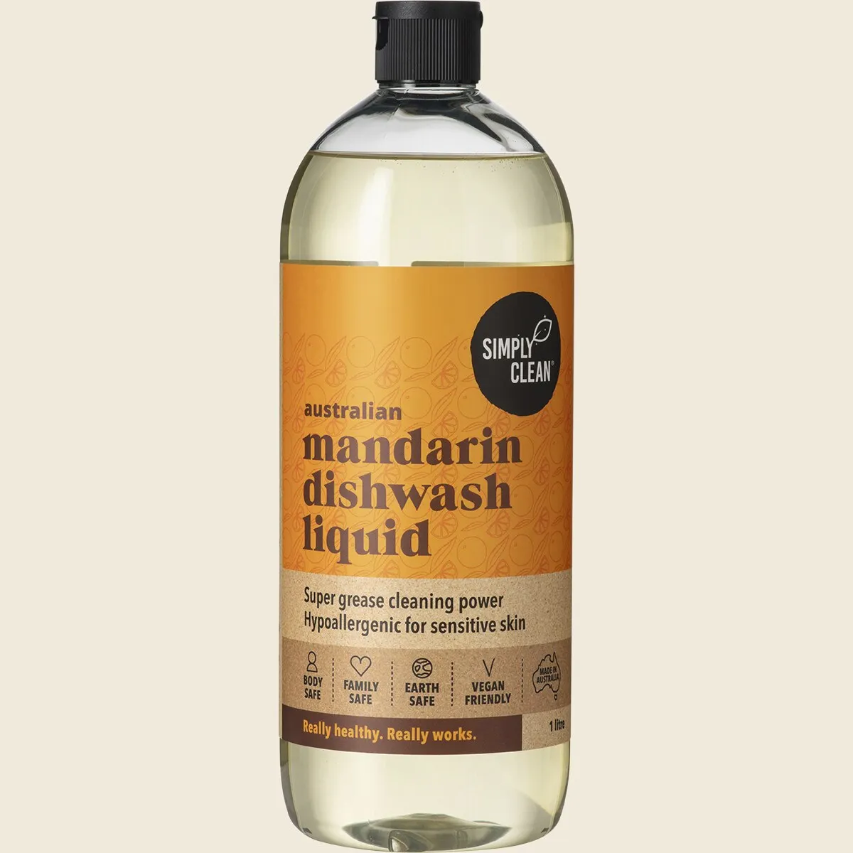 Simply Clean Dishwash Liquid, Choose Your Scent & Size - Image 2
