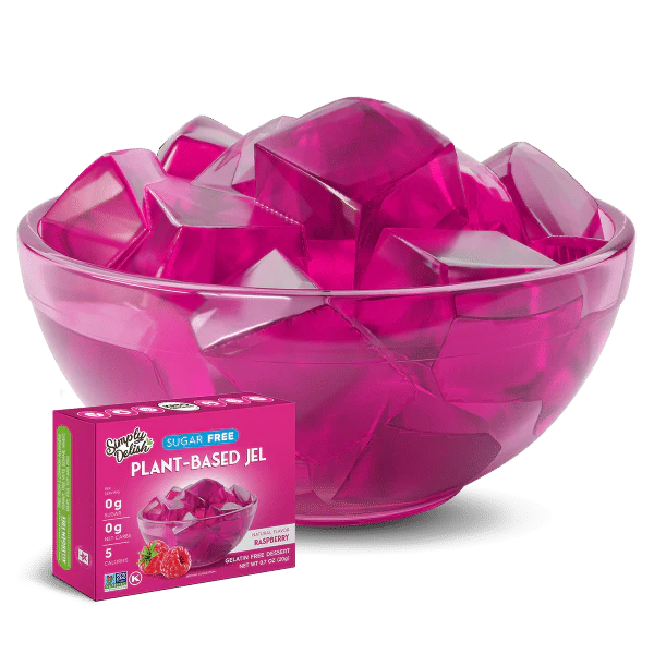 Simply Delish Jel Dessert & Sugar Free 20g, Natural Raspberry Flavour