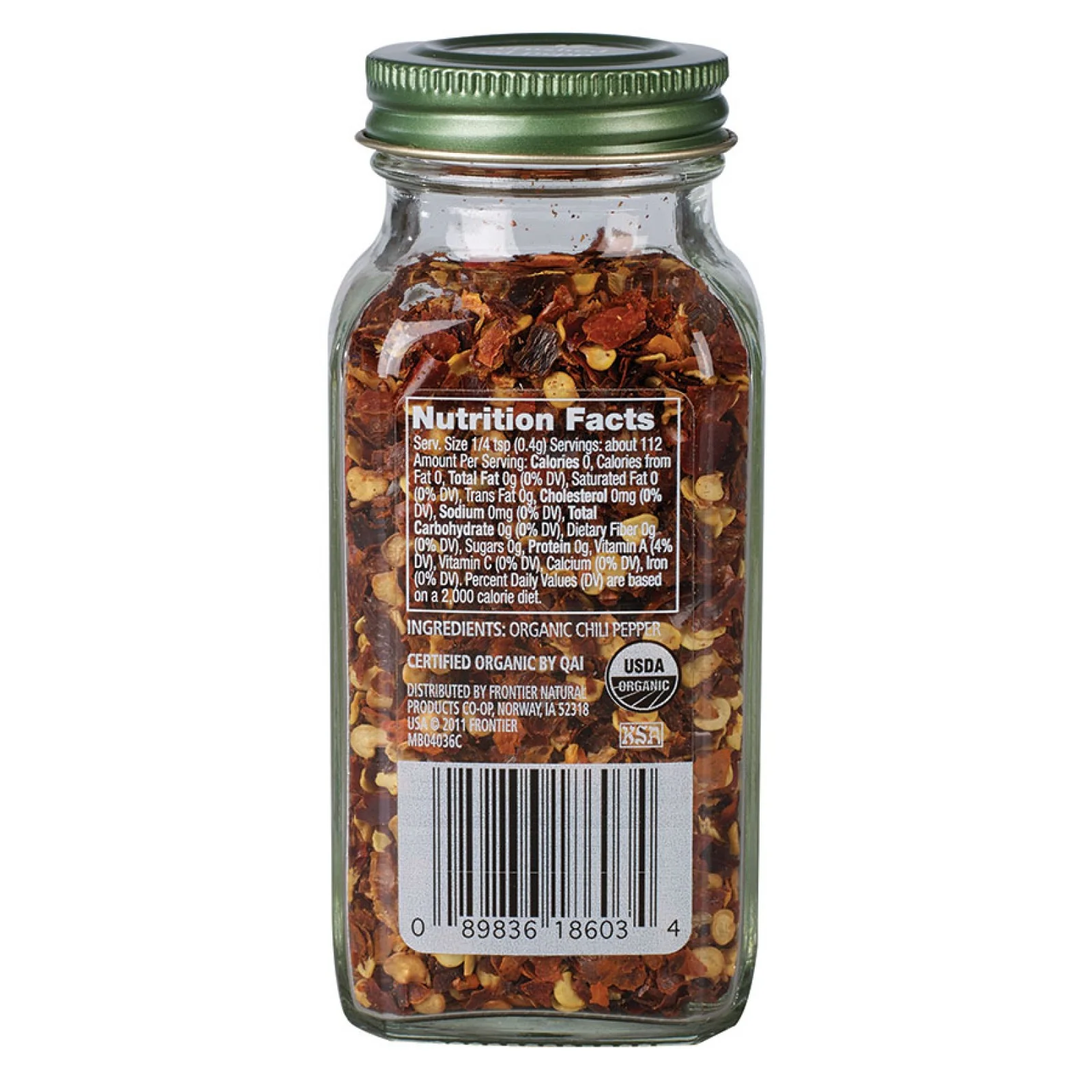 Simply Organic Crushed Red Pepper 45g, (Glass Jar) - Image 2