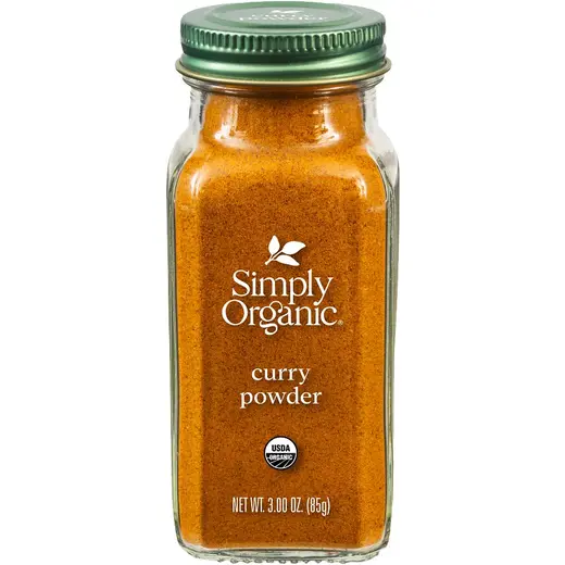 Simply Organic Curry Powder 85g, Glass Jar & Certified Organic