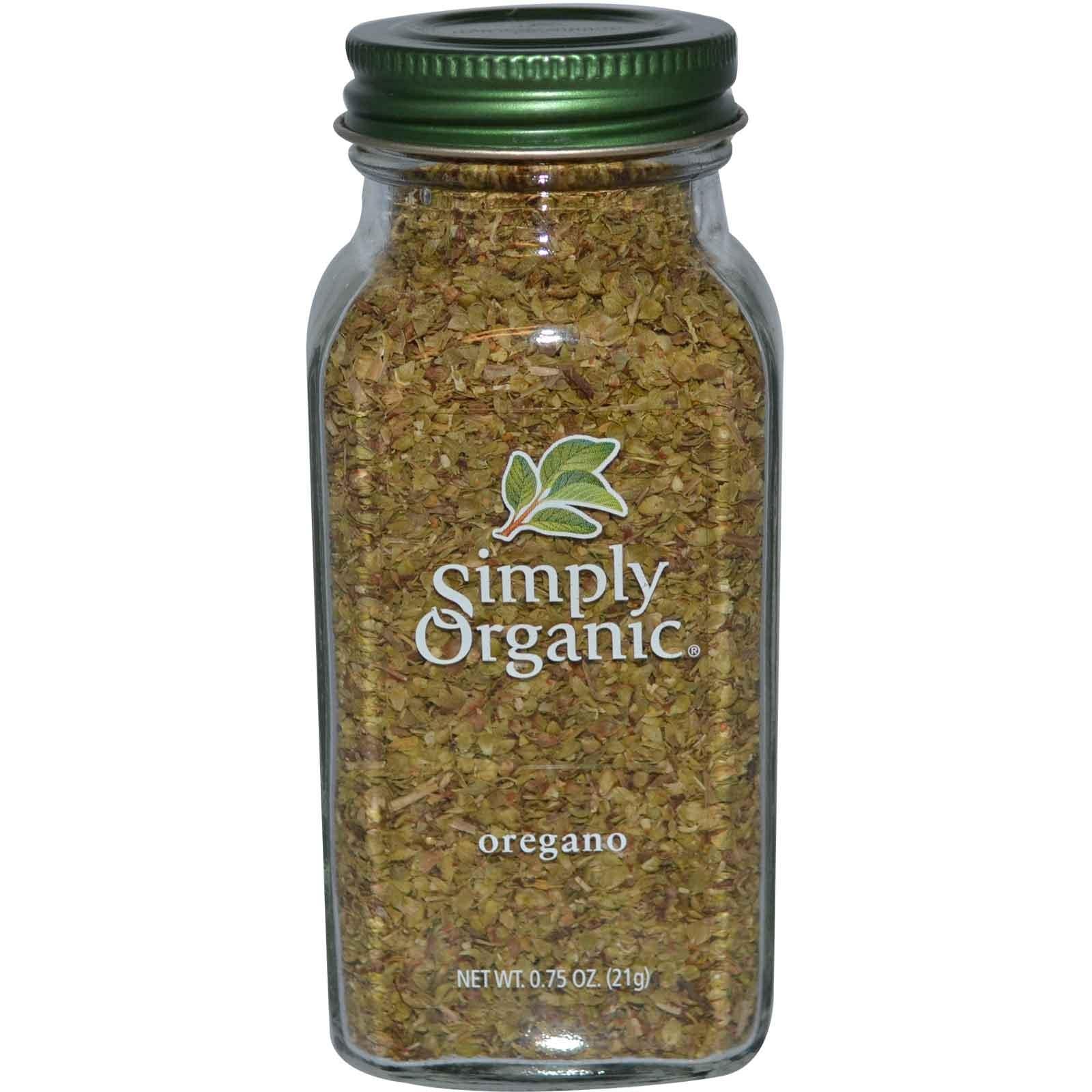 Simply Organic Oregano 21g, Perfect For Pizza Night