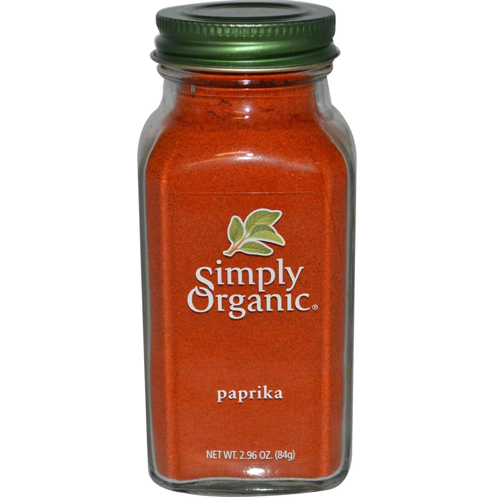 Simply Organic Paprika 84g, (Glass Jar)
