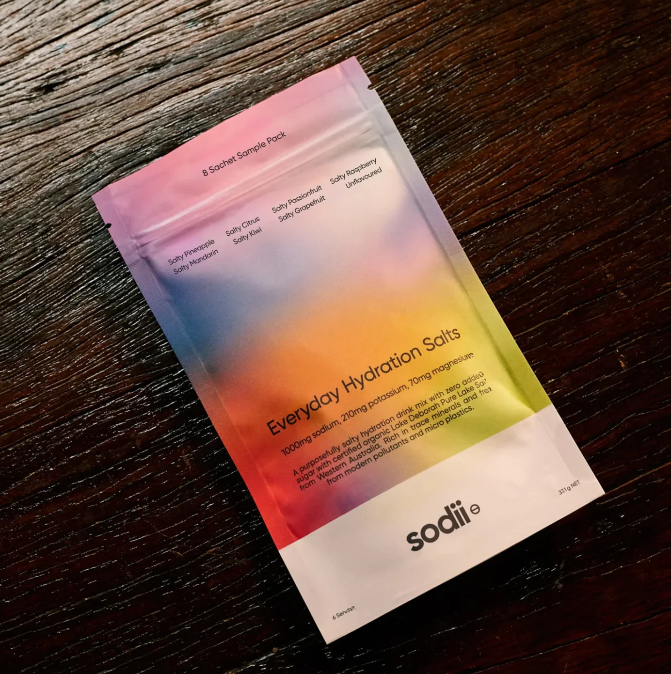 Sodii Everyday Hydration Salts 8 Sachet Sample Pack 48.3g, Rich In Trace Minerals - Image 3
