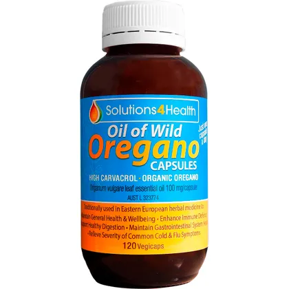 Solutions 4 Health Oil Of Wild Oregano 10, 30, 60 Or 120 Vege Capsules, Just One Capsule A Day - Image 3