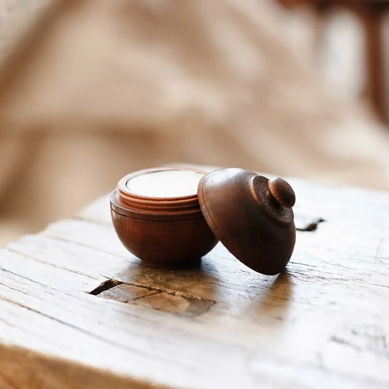Song Of India Solid Perfume in Hand-Carved Rosewood Jar with Screw-on Top, Please Choose Your Fragrance - Image 3