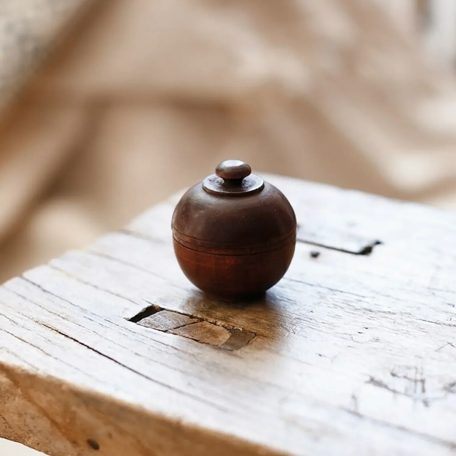 Song Of India Solid Perfume in Hand-Carved Rosewood Jar with Screw-on Top, Please Choose Your Fragrance - Image 4