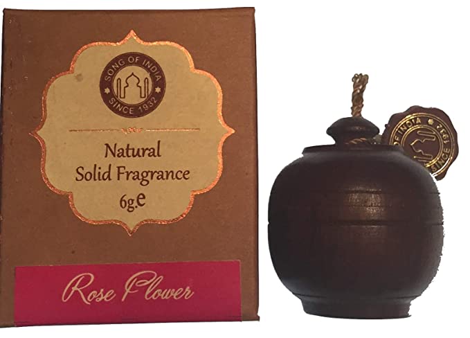 Song Of India Solid Perfume in Hand-Carved Rosewood Jar with Screw-on Top, Please Choose Your Fragrance - Image 5