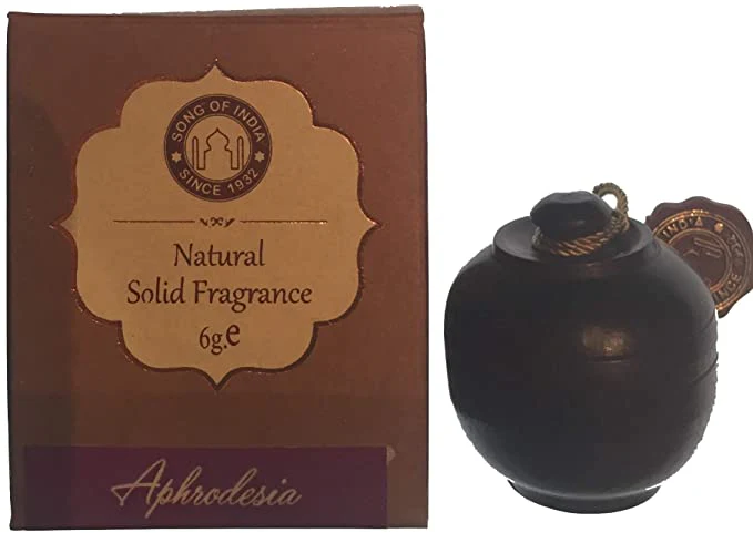 Song Of India Solid Perfume in Hand-Carved Rosewood Jar with Screw-on Top, Please Choose Your Fragrance - Image 8