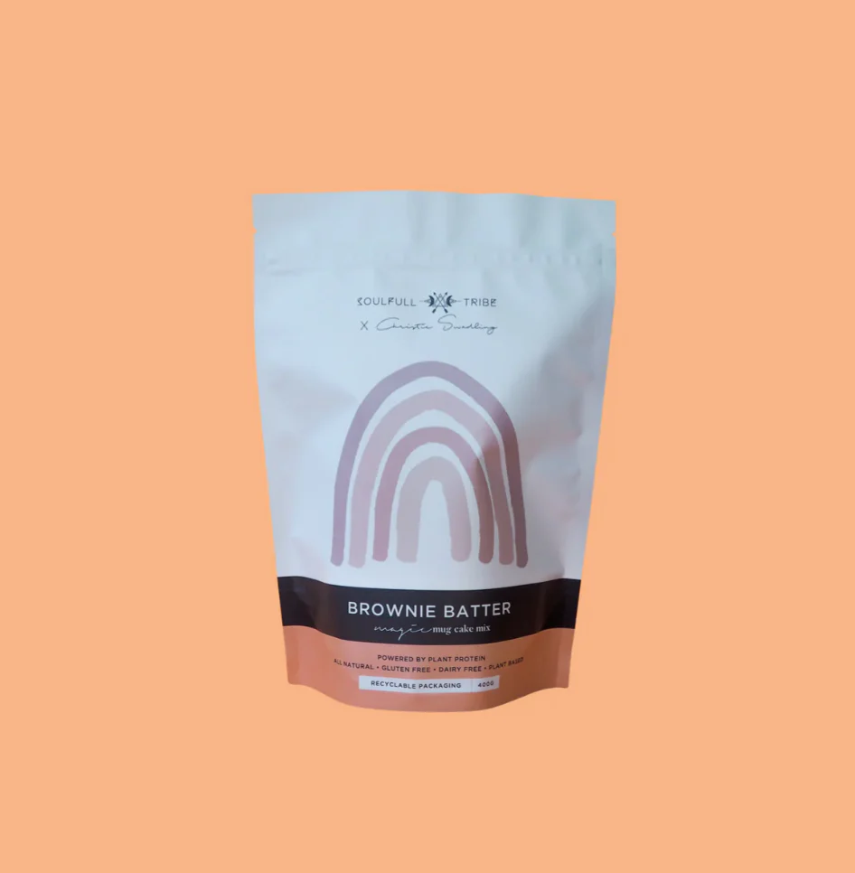 Soulfull Tribe Brownie Batter Magic Mug Cake Mix 400g, Powered By Plant Protein - Image 2
