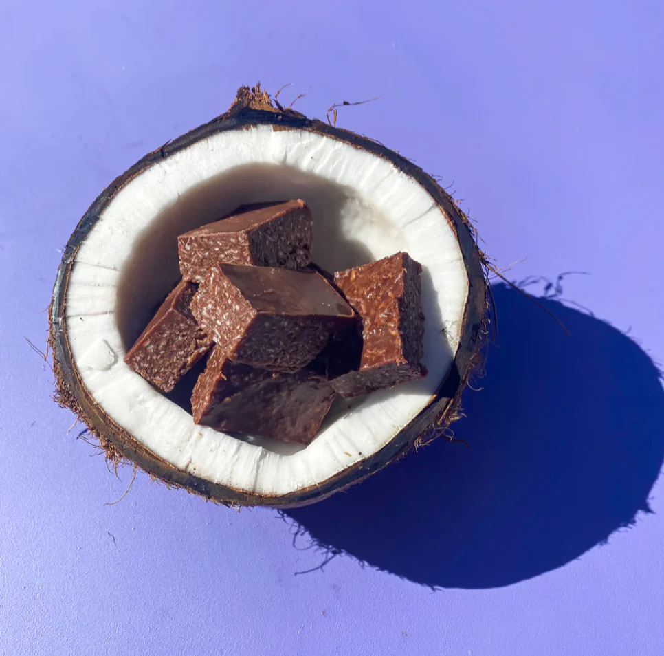 Soulfull Tribe Choc Mylk Coconut Rough No Bake Mix 300g, Plant Protein Powered - Image 3