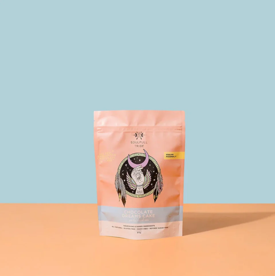 Soulfull Tribe Chocolate Dreams Cake Get Baked Mix 615g, Nourishing & Naked Ingredients - Image 2