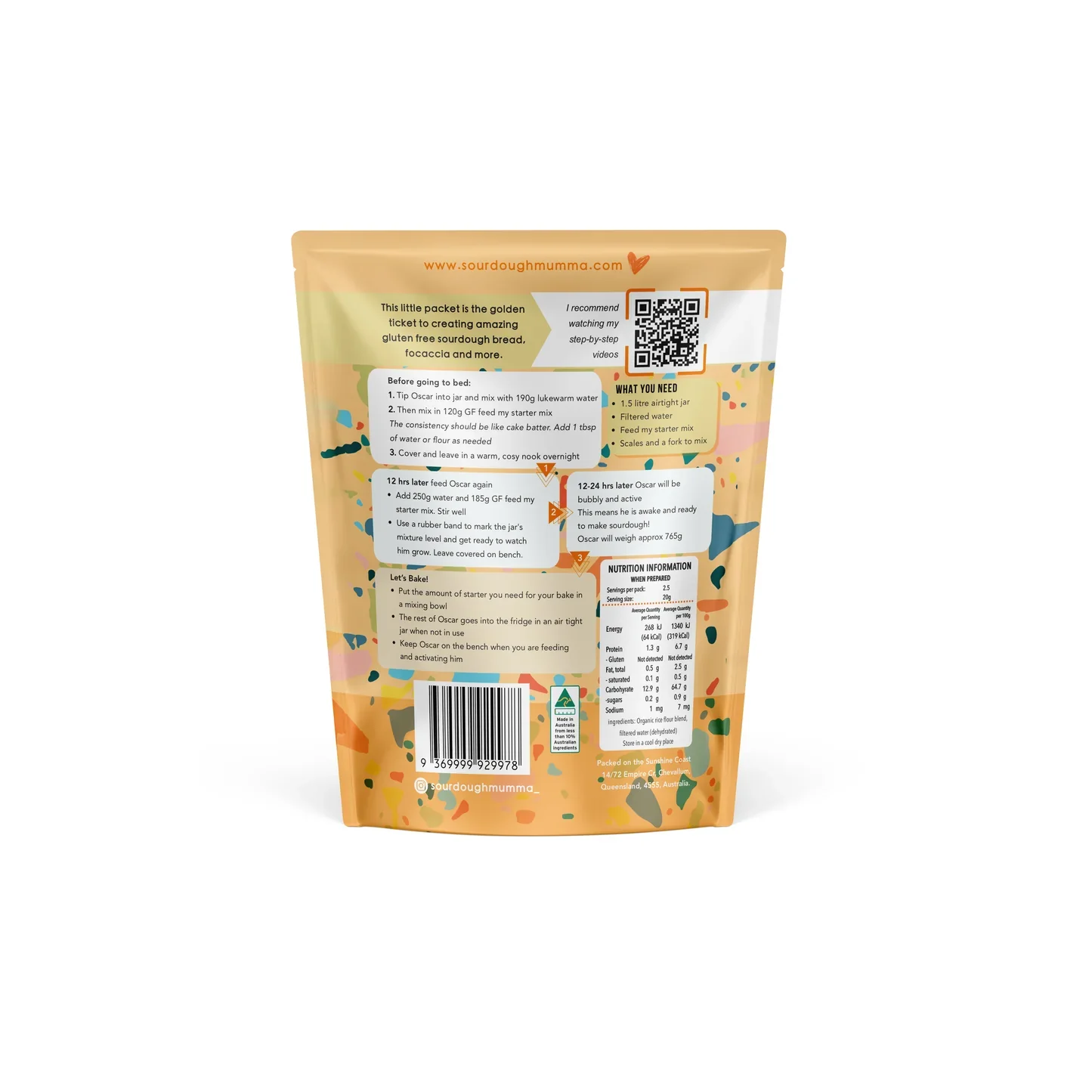 Sourdough Mumma Gluten-Free Sourdough Starter 20g, Bake Like A Pro With This Live Culture - Image 3