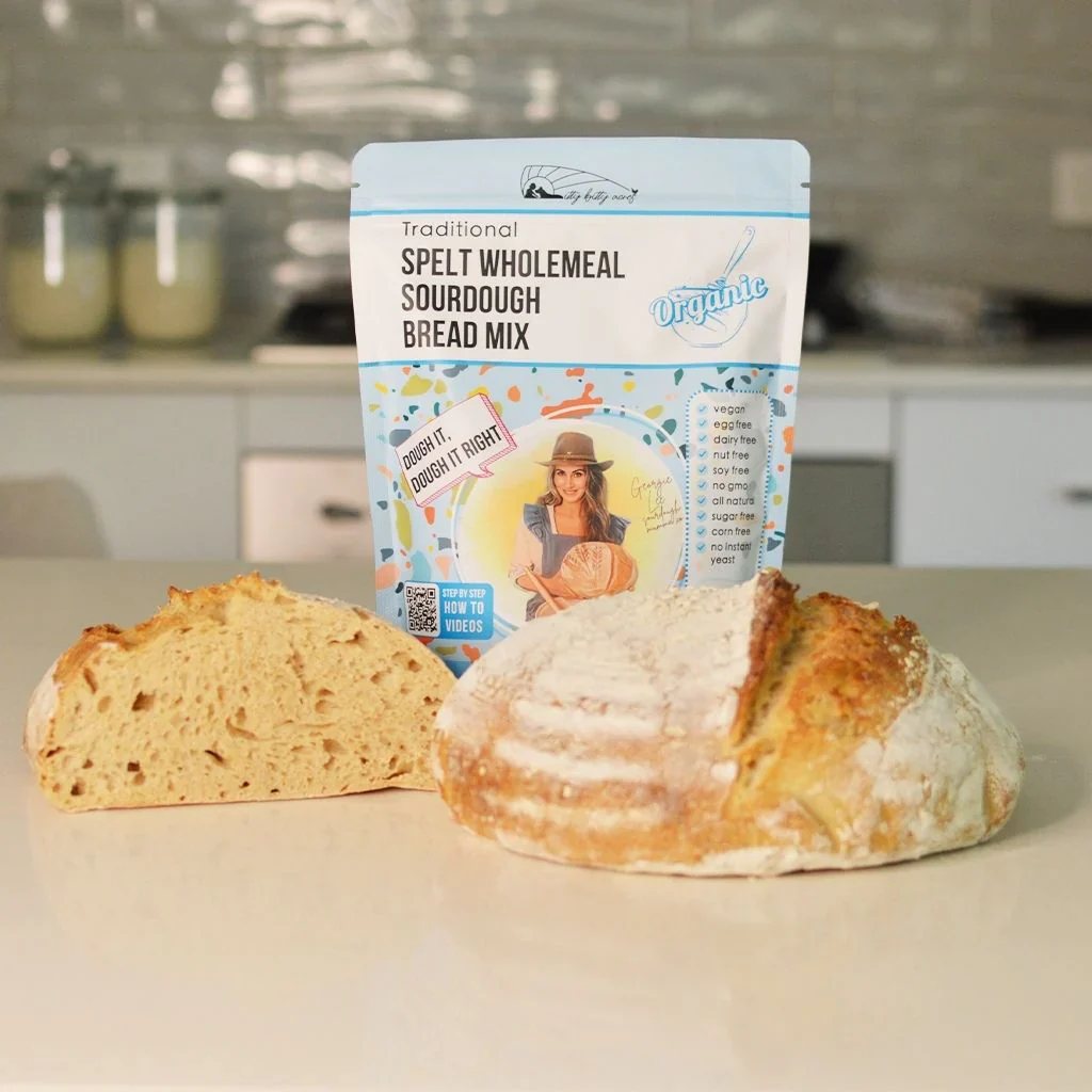Sourdough Mumma Organic Spelt Wholemeal Sourdough Bread Mix Traditional 500g, Hearty Wholegrain Loaf - Image 4