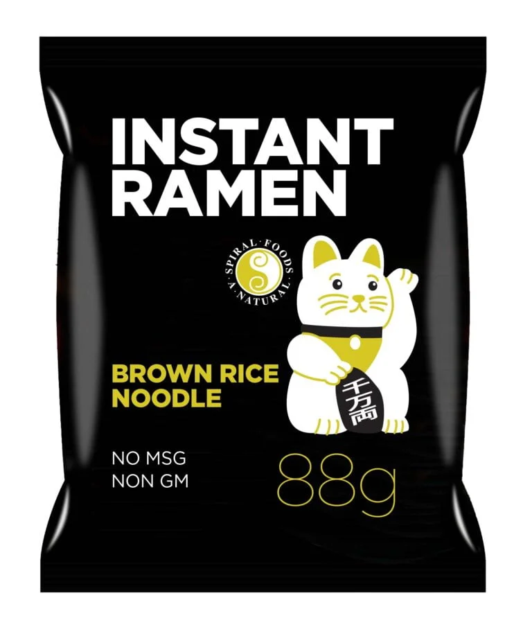 Spiral Foods Instant Brown Rice Noodle Ramen With Shoyu Soup 88g, Made In Japan
