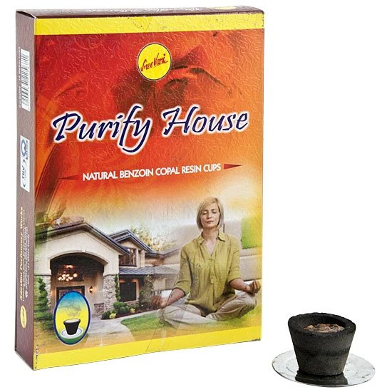 Sree Vani Natural Perfumed Resin Cups 12 Cups Per Pack, Please Choose Your Fragrance - Image 2