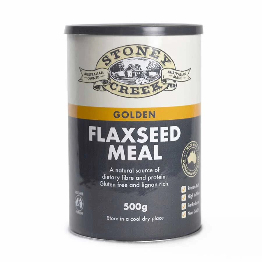 Stoney Creek Golden Flaxseed Meal 500g, A Natural Source Of Dietary Fibre