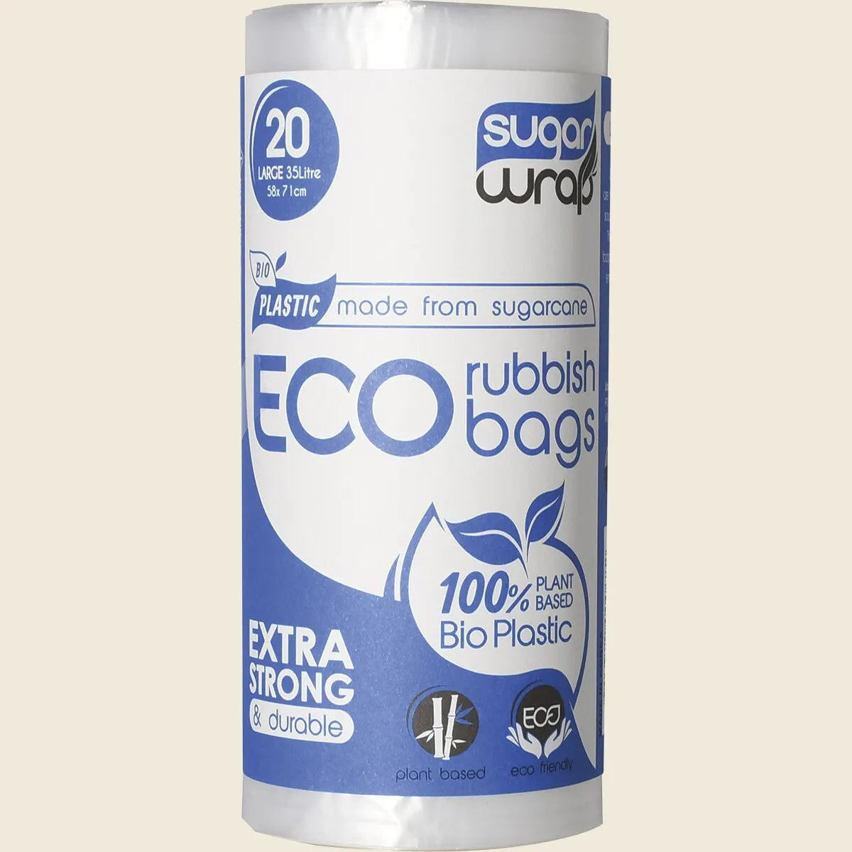 SugarWrap Eco Rubbish Bags 27L 25pk Or 35L 20pk, Bin Clean The Right Way - Image 2